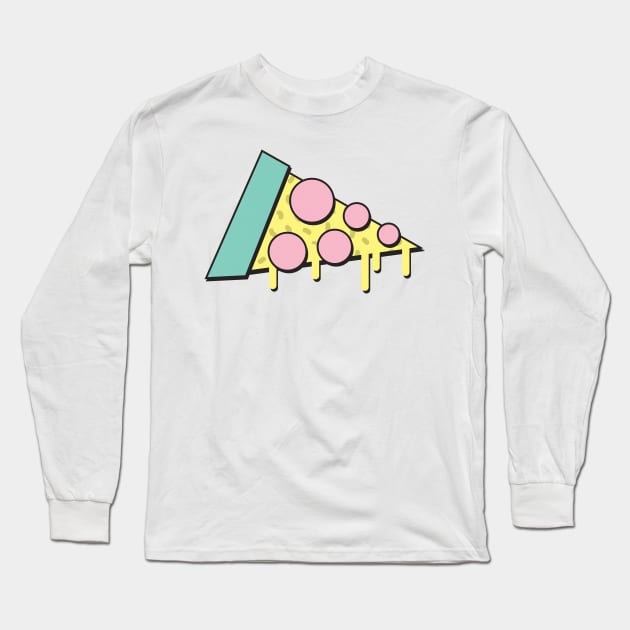 Retro by the Slice Long Sleeve T-Shirt by MazzEffect7